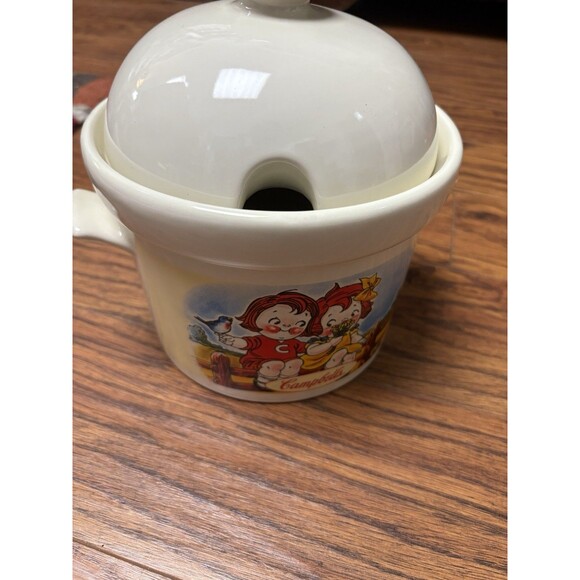 Campbell's Soup Stoneware Tureen/Bowl with Lid  1998 Houston Harvest - Picture 8 of 8